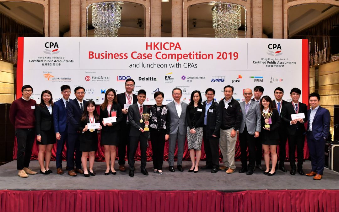 CUHK Business Student Teams Crowned Top Winners at HKICPA Business Case Competition 2019