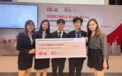 CUHK Team Takes 1st Runner-Up in HSBC/HKU Hong Kong Business Case Competition 2023